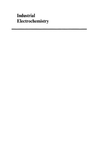 Industrial Electrochemistry