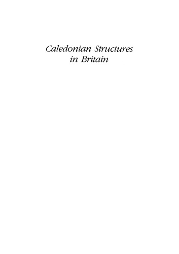 Caledonian Structures in Britain: South of the Midland Valley