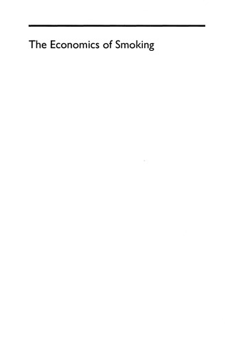 The Economics of Smoking