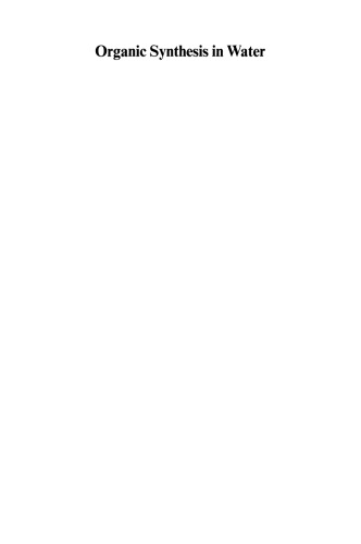 Organic Synthesis in Water