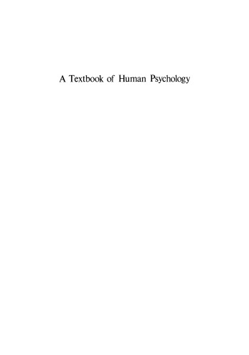 A Textbook of Human Psychology