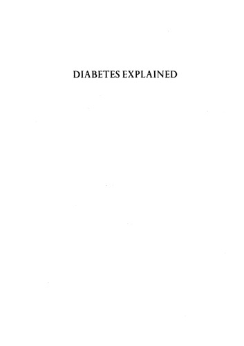 Diabetes Explained