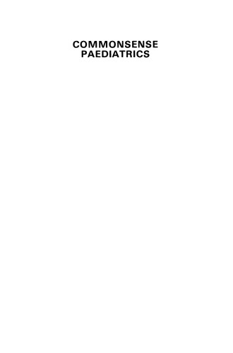 Commonsense Paediatrics