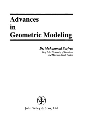 Advances in Geometric Modeling