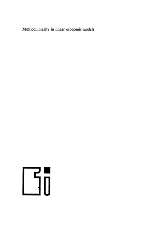 Multicollinearity in linear economic models