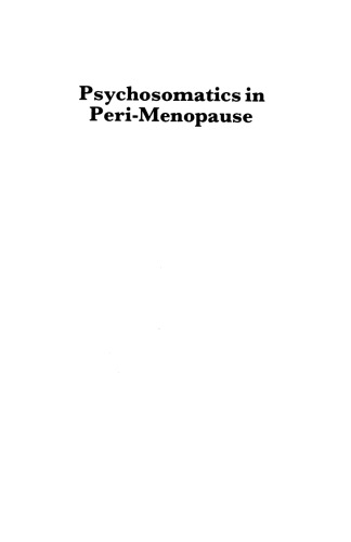 Psychosomatics in Peri-Menopause