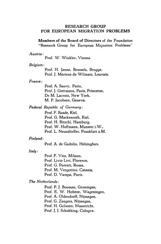 Some Remarks on Selective Migration