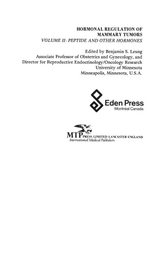 Hormonal Regulation of Mammary Tumors: Volume II: Peptide and Other Hormones
