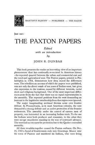 The Paxton Papers
