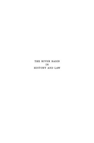 The River Basin in History and Law