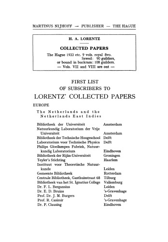 Collected Papers: Volume IX