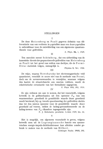 Theory of Heavy Quanta: Proefschrift
