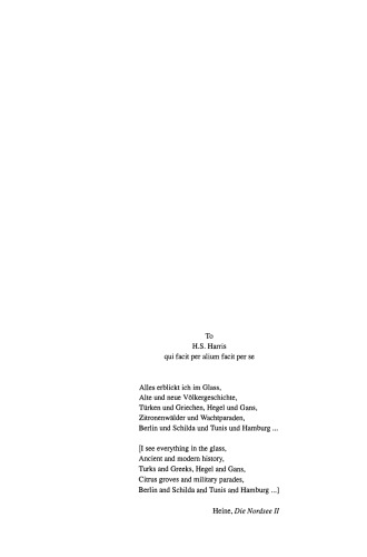 Eduard Gans and the Hegelian Philosophy of Law