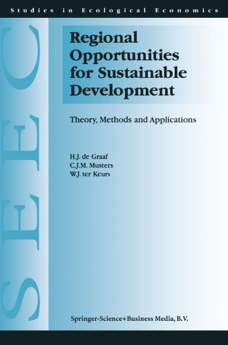 Regional Opportunities for Sustainable Development: Theory, Methods, and Applications