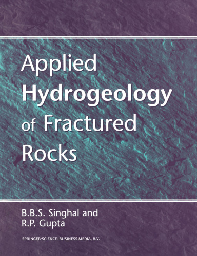 Applied Hydrogeology of Fractured Rocks