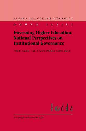 Governing Higher Education: National Perspectives on Institutional Governance