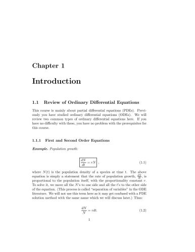 Mathematics. Partial Differential Equations