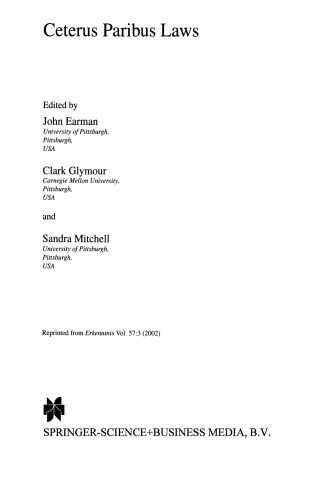 Ceterus Paribus Laws