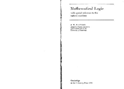 Mathematical Logic