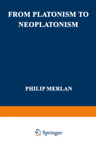 From Platonism to Neoplatonism