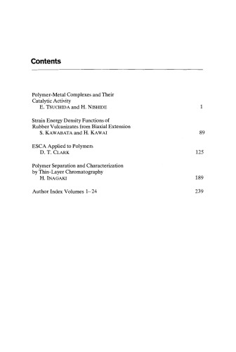 Molecular Properties