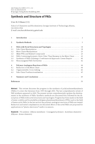 Poly(arylene etynylene)s: From Synthesis to Application