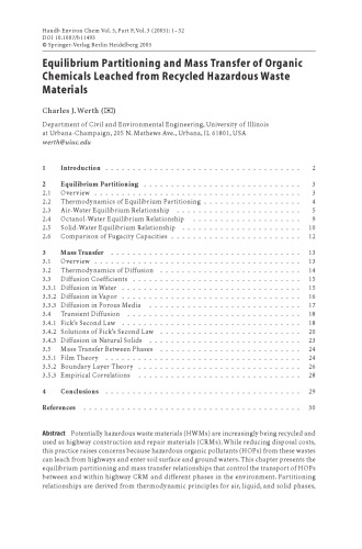 Water Pollution: Environmental Impact Assessment of Recycled Wastes on Surface and Ground Waters; Engineering Modeling and Sustainability