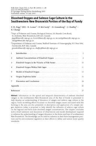 Environmental Effects of Marine Finfish Aquaculture