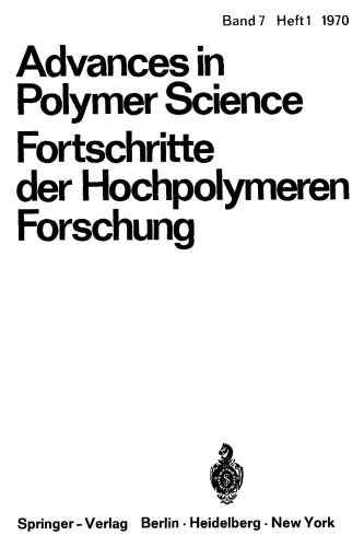 Fortschritte der Hochpolymeren-Forschung