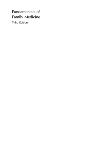 Fundamentals of Family Medicine: The Family Medicine Clerkship Textbook