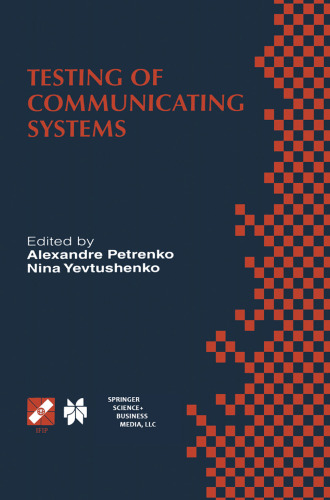 Testing of Communicating Systems: Proceedings of the IFIP TC6 11th International Workshop on Testing of Communicating Systems (IWTCS’98) August 31-September 2, 1998, Tomsk, Russia