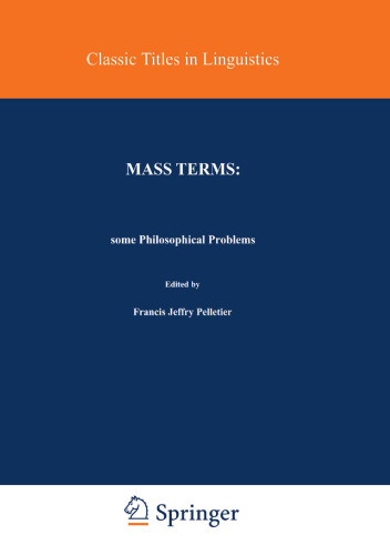 Mass Terms: Some Philosophical Problems