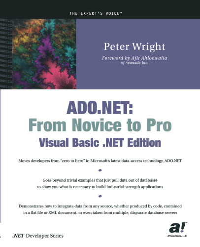 ADO.NET: From Novice to Pro, Visual Basic .NET Edition