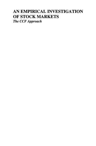 An Empirical Investigation of Stock Markets: The CCF Approach