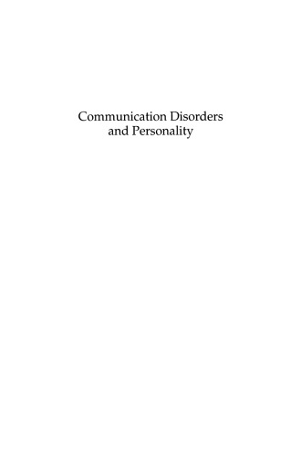 Communication Disorders and Personality