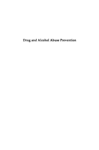 Drug and Alcohol Abuse Prevention