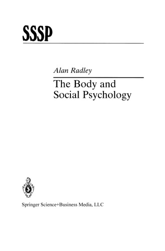 The Body and Social Psychology