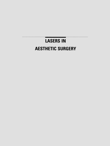 Lasers in Aesthetic Surgery