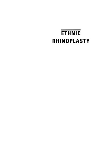 Ethnic Rhinoplasty