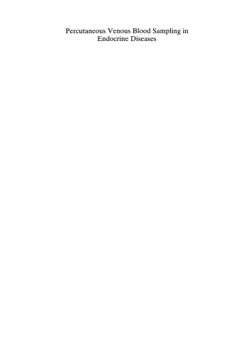 Percutaneous Venous Blood Sampling in Endocrine Diseases