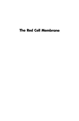 The Red Cell Membrane: A Model for Solute Transport