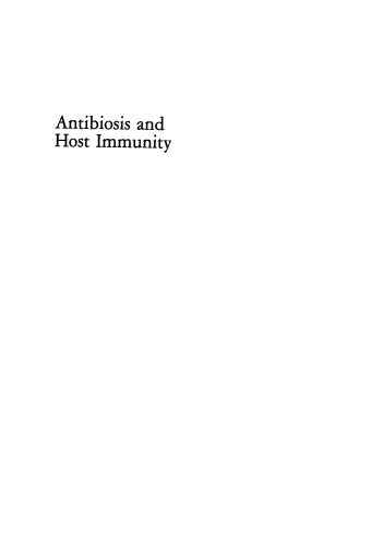 Antibiosis and Host Immunity