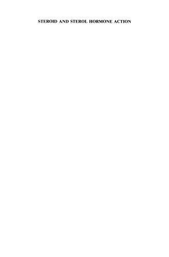 Steroid and Sterol Hormone Action