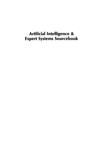 Artificial Intelligence & Expert Systems Sourcebook