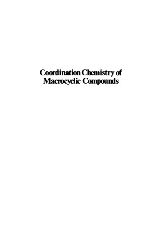 Coordination Chemistry of Macrocyclic Compounds