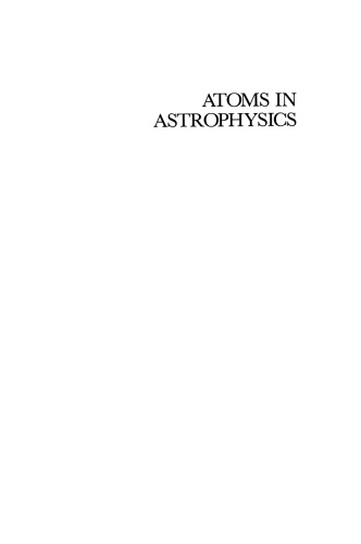 Atoms in Astrophysics