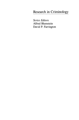 Deterrence and Juvenile Crime: Results from a National Policy Experiment