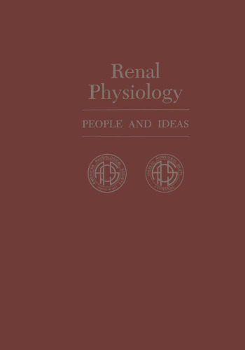Renal Physiology: People and Ideas