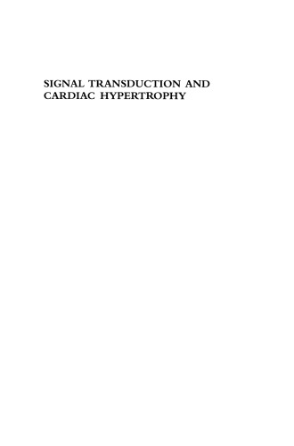 Signal Transduction and Cardiac Hypertrophy