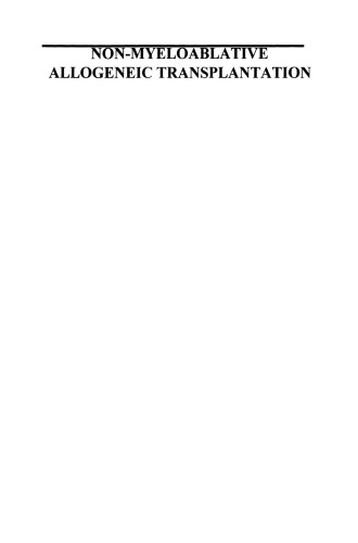 Non-Myeloablative Allogeneic Transplantation